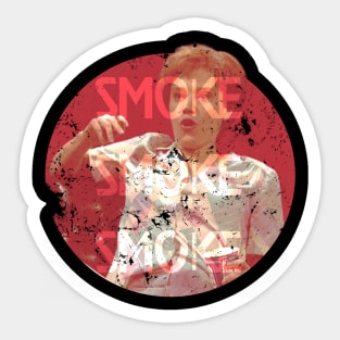 Smoke - kate mckinnon - retro style Sticker